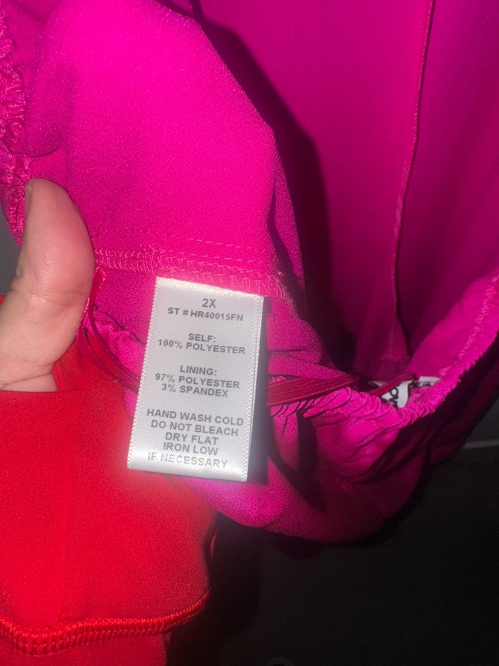 Fashion nova 2x fuchsia jumpsuit - Picture 4 of 7